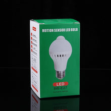 Load image into Gallery viewer, Sensor Distance: 4-6m, AC 85-265V, E27 9W White Light, E27 9W Warm White