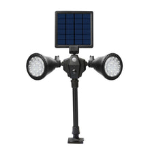 Load image into Gallery viewer, Solar Powered Robot LED Spotlight Double-headed Smart Sensor Light for Outdoor Lawn