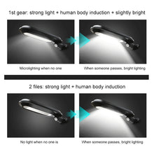 Load image into Gallery viewer, 18 LEDs 600LM IP65 Waterproof Solar Powered Garden Lamp Body Induction Light Street Lamp