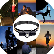 Load image into Gallery viewer, 1200 LM USB Charging Adjustable Outdoor LED Headlight, D10