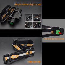 Load image into Gallery viewer, 2400 LM USB Charging Adjustable Outdoor LED Headlight
