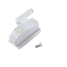Load image into Gallery viewer, 10 PCS 0.3W Universal Inner Hinge LED Sensor lamp Cupboard 3 LEDs Night light Auto ON/OFF Bulb, 10 PCS White Light, 10 PCS Warm White