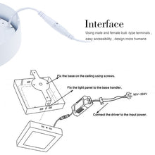 Load image into Gallery viewer, 12cm 30 LEDs SMD 2835, AC 85-265V, 6W White Light, 6W Warm White Light