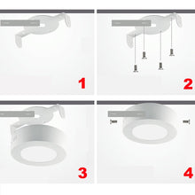 Load image into Gallery viewer, 12cm 30 LEDs SMD 2835, AC 85-265V, 6W White Light, 6W Warm White Light