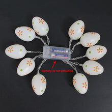 Load image into Gallery viewer, 10 Bulbs LED Cute Easter Eggs Decorative Lamp Holiday Decorative Light Bulbs