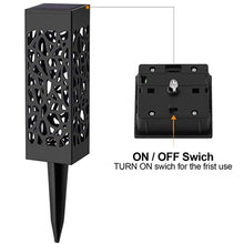 Load image into Gallery viewer, Outdoor Hollowing Out Solar Energy Garden Lawn Lamp