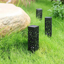 Load image into Gallery viewer, Outdoor Hollowing Out Solar Energy Garden Lawn Lamp