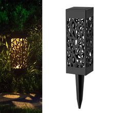 Load image into Gallery viewer, Outdoor Hollowing Out Solar Energy Garden Lawn Lamp