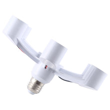 Load image into Gallery viewer, 1 to 6 E27 Standard Lamp Holder Base Converter LED Light Bulbs Socket Adapter, 1 to 6