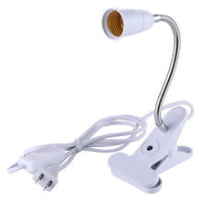 Load image into Gallery viewer, E27 360 Degrees Flexible Clip Lamp Base Holder with Switch, US Plug