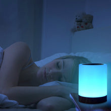 Load image into Gallery viewer, Colorful Creative Wood Grain Charging Night Light Touch Atmosphere Light