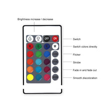 Load image into Gallery viewer, DC01 Crack Base Bicycle Creative 3D Colorful LED Decorative Night Light, Remote Control Version, Remote Control Version