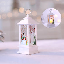 Load image into Gallery viewer, White Elk Pattern Christmas Simulation Flame LED Lamp Desktop Decoration, LED5966A, LED5966B, LED5966C, LED5966D, LED5966E, LED5966F, LED5966G