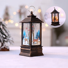 Load image into Gallery viewer, White Elk Pattern Christmas Simulation Flame LED Lamp Desktop Decoration, LED5966A, LED5966B, LED5966C, LED5966D, LED5966E, LED5966F, LED5966G