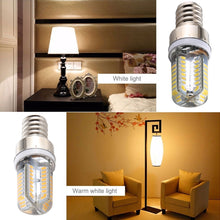 Load image into Gallery viewer, E12 SMD 3014 64 LEDs Dimmable LED Corn Light, AC 220V, E12