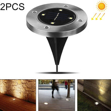 Load image into Gallery viewer, SMD 5050 Under Ground Lamp Outdoor Path Way Garden Decking LED Light, 4 LEDs White Light, 4 LEDs Warm White Light