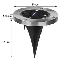 Load image into Gallery viewer, SMD 5050 Under Ground Lamp Outdoor Path Way Garden Decking LED Light, 4 LEDs White Light, 4 LEDs Warm White Light