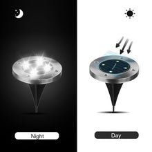 Load image into Gallery viewer, SMD 5050 Under Ground Lamp Outdoor Path Way Garden Decking LED Light, 4 LEDs White Light, 4 LEDs Warm White Light