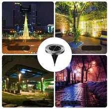 Load image into Gallery viewer, SMD 5050 Under Ground Lamp Outdoor Path Way Garden Decking LED Light, 4 LEDs White Light, 4 LEDs Warm White Light
