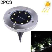 Load image into Gallery viewer, SMD 5050 Under Ground Lamp Outdoor Path Way Garden Decking LED Light, 8 LEDs White Light, 8 LEDs Warm White Light