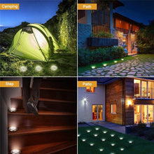 Load image into Gallery viewer, SMD 5050 Under Ground Lamp Outdoor Path Way Garden Decking LED Light, 8 LEDs White Light, 8 LEDs Warm White Light