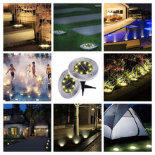 Load image into Gallery viewer, SMD 5050 Under Ground Lamp Outdoor Path Way Garden Decking LED Light, 8 LEDs White Light, 8 LEDs Warm White Light