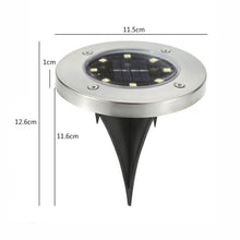 Load image into Gallery viewer, SMD 5050 Under Ground Lamp Outdoor Path Way Garden Decking LED Light, 8 LEDs White Light, 8 LEDs Warm White Light