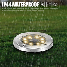 Load image into Gallery viewer, SMD 5050 Under Ground Lamp Outdoor Path Way Garden Decking LED Light, 8 LEDs White Light, 8 LEDs Warm White Light