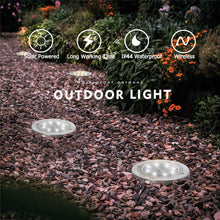 Load image into Gallery viewer, SMD 5050 Under Ground Lamp Outdoor Path Way Garden Decking LED Light, 8 LEDs White Light, 8 LEDs Warm White Light