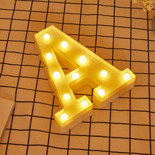 Load image into Gallery viewer, Dry Battery Powered Warm White Standing Hanging LED Holiday Light, A, N, B, O, C, P, D, Q, E, R, F, G, T, U, V, I, W, J, K, X, L, M, Z