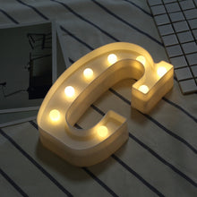 Load image into Gallery viewer, Dry Battery Powered Warm White Standing Hanging LED Holiday Light, A, N, B, O, C, P, D, Q, E, R, F, G, T, U, V, I, W, J, K, X, L, M, Z