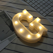 Load image into Gallery viewer, Dry Battery Powered Warm White Standing Hanging LED Holiday Light, A, N, B, O, C, P, D, Q, E, R, F, G, T, U, V, I, W, J, K, X, L, M, Z