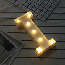 Load image into Gallery viewer, Dry Battery Powered Warm White Standing Hanging LED Holiday Light, A, N, B, O, C, P, D, Q, E, R, F, G, T, U, V, I, W, J, K, X, L, M, Z