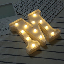 Load image into Gallery viewer, Dry Battery Powered Warm White Standing Hanging LED Holiday Light, A, N, B, O, C, P, D, Q, E, R, F, G, T, U, V, I, W, J, K, X, L, M, Z