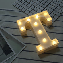Load image into Gallery viewer, Dry Battery Powered Warm White Standing Hanging LED Holiday Light, A, N, B, O, C, P, D, Q, E, R, F, G, T, U, V, I, W, J, K, X, L, M, Z