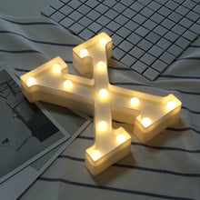 Load image into Gallery viewer, Dry Battery Powered Warm White Standing Hanging LED Holiday Light, A, N, B, O, C, P, D, Q, E, R, F, G, T, U, V, I, W, J, K, X, L, M, Z