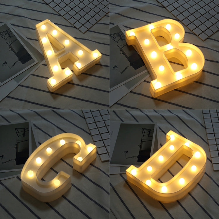 Dry Battery Powered Warm White Standing Hanging LED Holiday Light, A, N, O, B, P, C, D, Q, E, R, F, S, G, T, H, U, I, V, J, W, K, X, Y, L, Z, M
