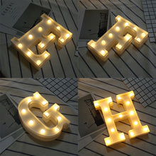 Load image into Gallery viewer, Dry Battery Powered Warm White Standing Hanging LED Holiday Light, A, N, O, B, P, C, D, Q, E, R, F, S, G, T, H, U, I, V, J, W, K, X, Y, L, Z, M