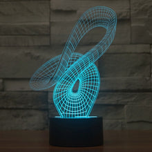 Load image into Gallery viewer, 7 Color Discoloration Creative Visual Stereo Lamp Desk Lamp Night Light, 2869 Abstract Style