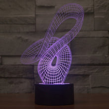 Load image into Gallery viewer, 7 Color Discoloration Creative Visual Stereo Lamp Desk Lamp Night Light, 2869 Abstract Style