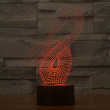 Load image into Gallery viewer, 7 Color Discoloration Creative Visual Stereo Lamp Desk Lamp Night Light, 2869 Abstract Style