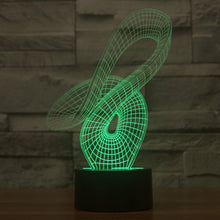 Load image into Gallery viewer, 7 Color Discoloration Creative Visual Stereo Lamp Desk Lamp Night Light, 2869 Abstract Style