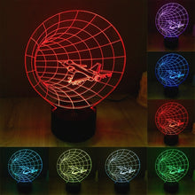 Load image into Gallery viewer, 7 Color Discoloration Creative Visual Stereo Lamp Desk Lamp Night Light, Time Machine Style