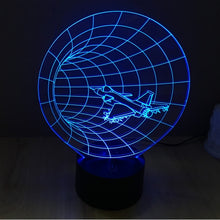 Load image into Gallery viewer, 7 Color Discoloration Creative Visual Stereo Lamp Desk Lamp Night Light, Time Machine Style