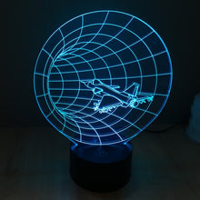 Load image into Gallery viewer, 7 Color Discoloration Creative Visual Stereo Lamp Desk Lamp Night Light, Time Machine Style