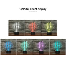 Load image into Gallery viewer, Candlestick Black Base Creative 3D LED Decorative Night Light, Powered by USB and Battery, Powered by USB and Battery