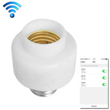 Load image into Gallery viewer, 200W Max E27 APP Remote Control WiFi Smart Light Bulb Adapter Lamp Base Works with Alexa Echo &amp; Google Home, AC 100-250V, APP Control