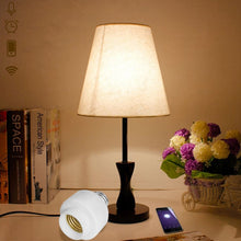 Load image into Gallery viewer, 200W Max E27 APP Remote Control WiFi Smart Light Bulb Adapter Lamp Base Works with Alexa Echo &amp; Google Home, AC 100-250V, APP Control