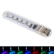 Load image into Gallery viewer, 5V Colorful 5LEDs USB LED Light Portable Small Night Light with Switch