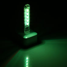 Load image into Gallery viewer, 5V Colorful 5LEDs USB LED Light Portable Small Night Light with Switch